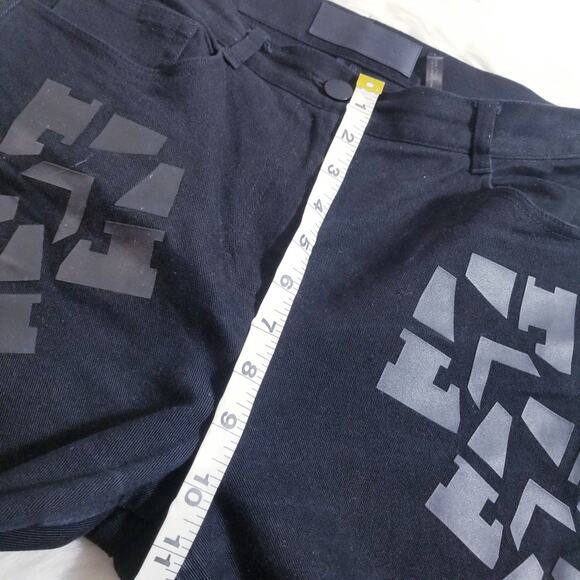 Alexander Wang x H&M Pattern Art Slim Black Denim - Picture 9 of 13